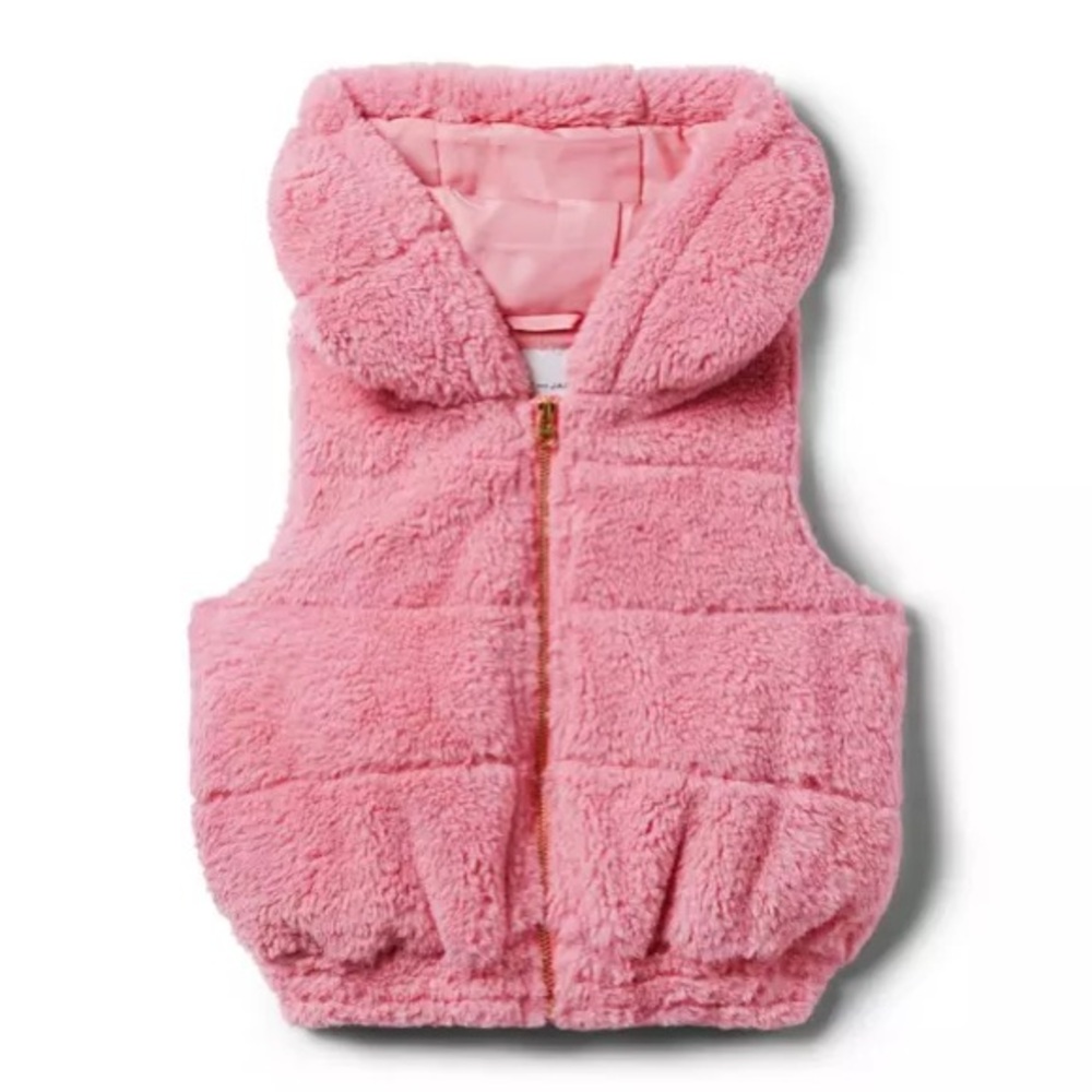 Janie & Jack Baby Girl Faux Fur Vest